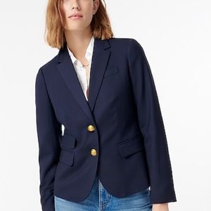 Classic navy wool blazer